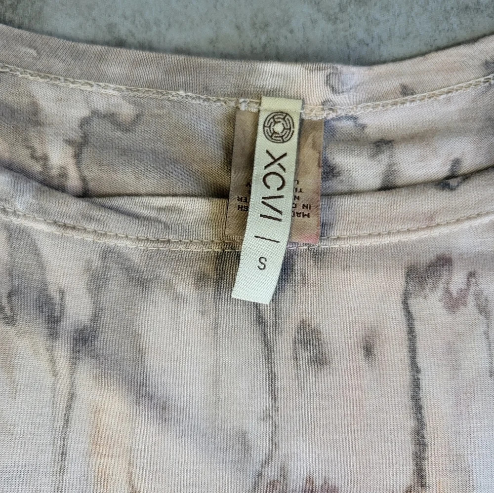 SOLD XCVI Tie Dye Relaxed Fit Short Sleeve Top - Picture 4 of 11